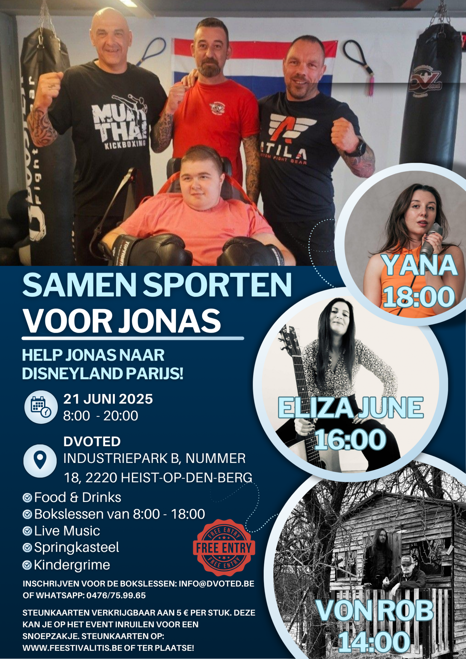 Samen sporten voor Jonas
