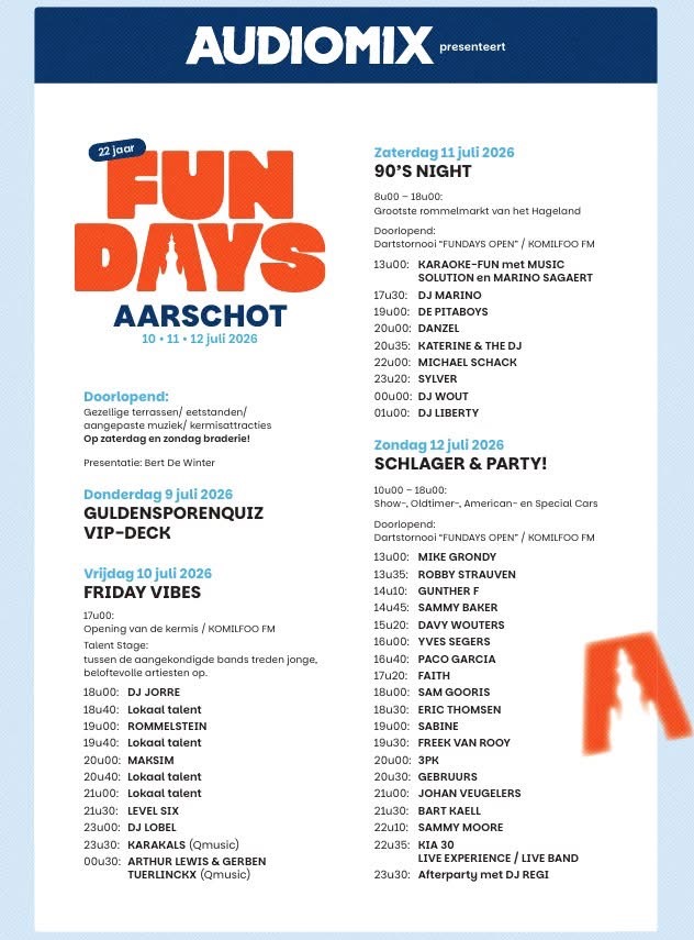 Fundays Aarschot
