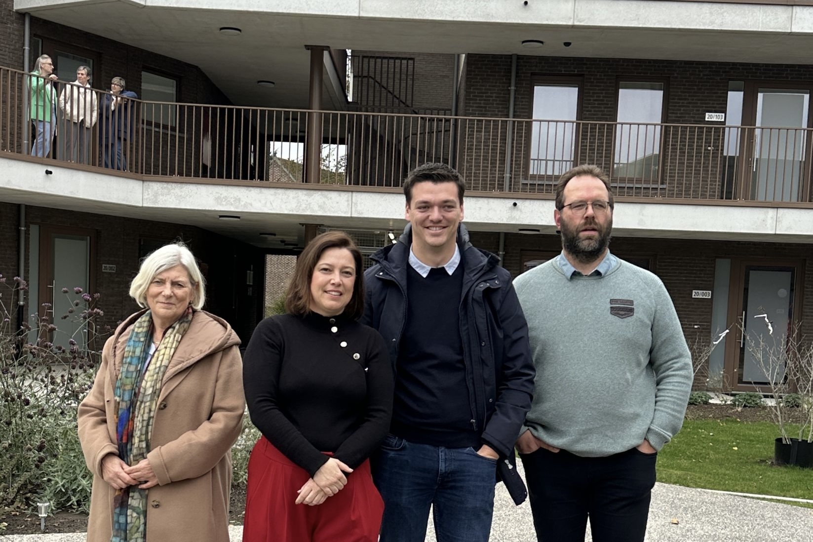 Vijftien nieuwe sociale appartementen en vier sociale woningen ingehuldigd te Putte  