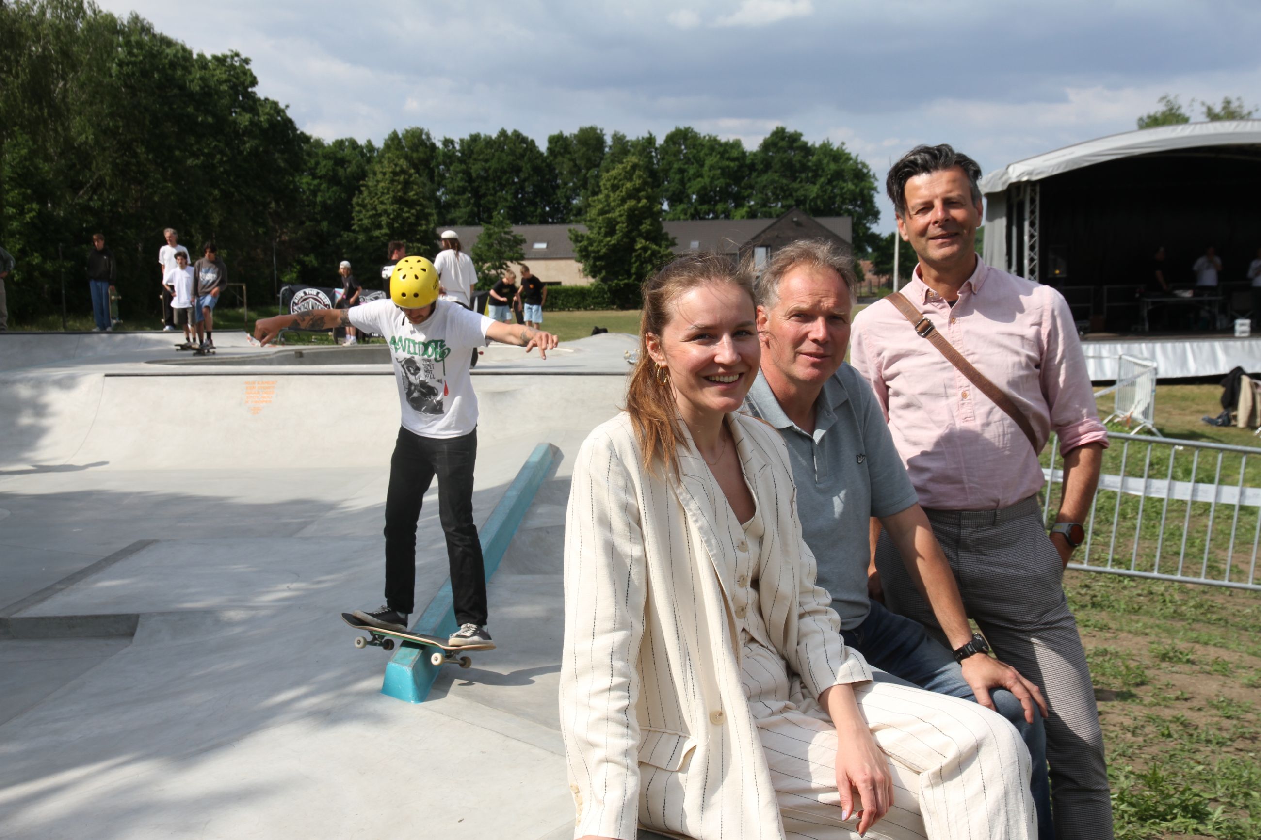 Tweede Heists skatepark aan sporthal De Wimpel