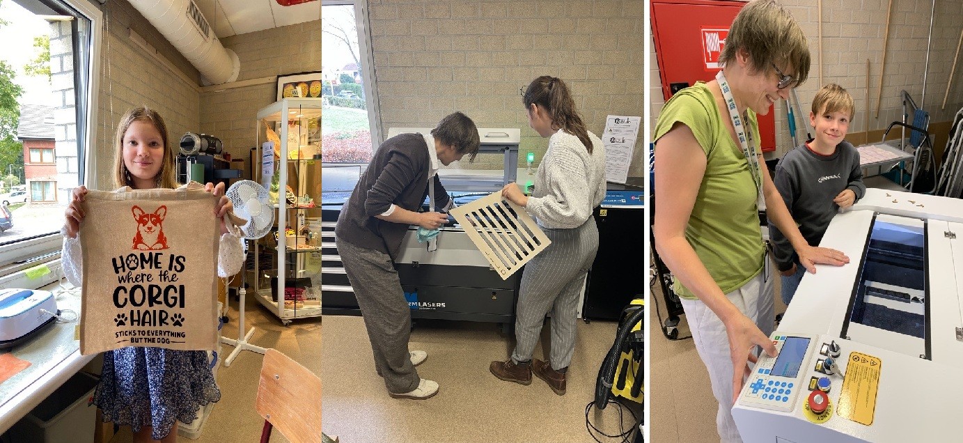 Nieuw: een creatief werkatelier in de bib