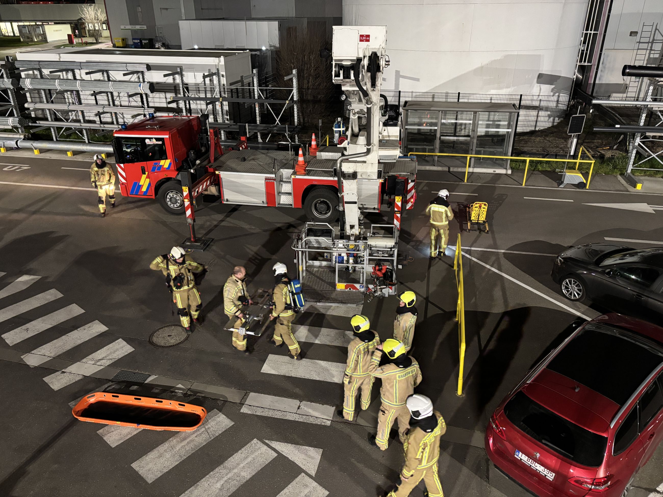 Grote brand in het Industriepark...