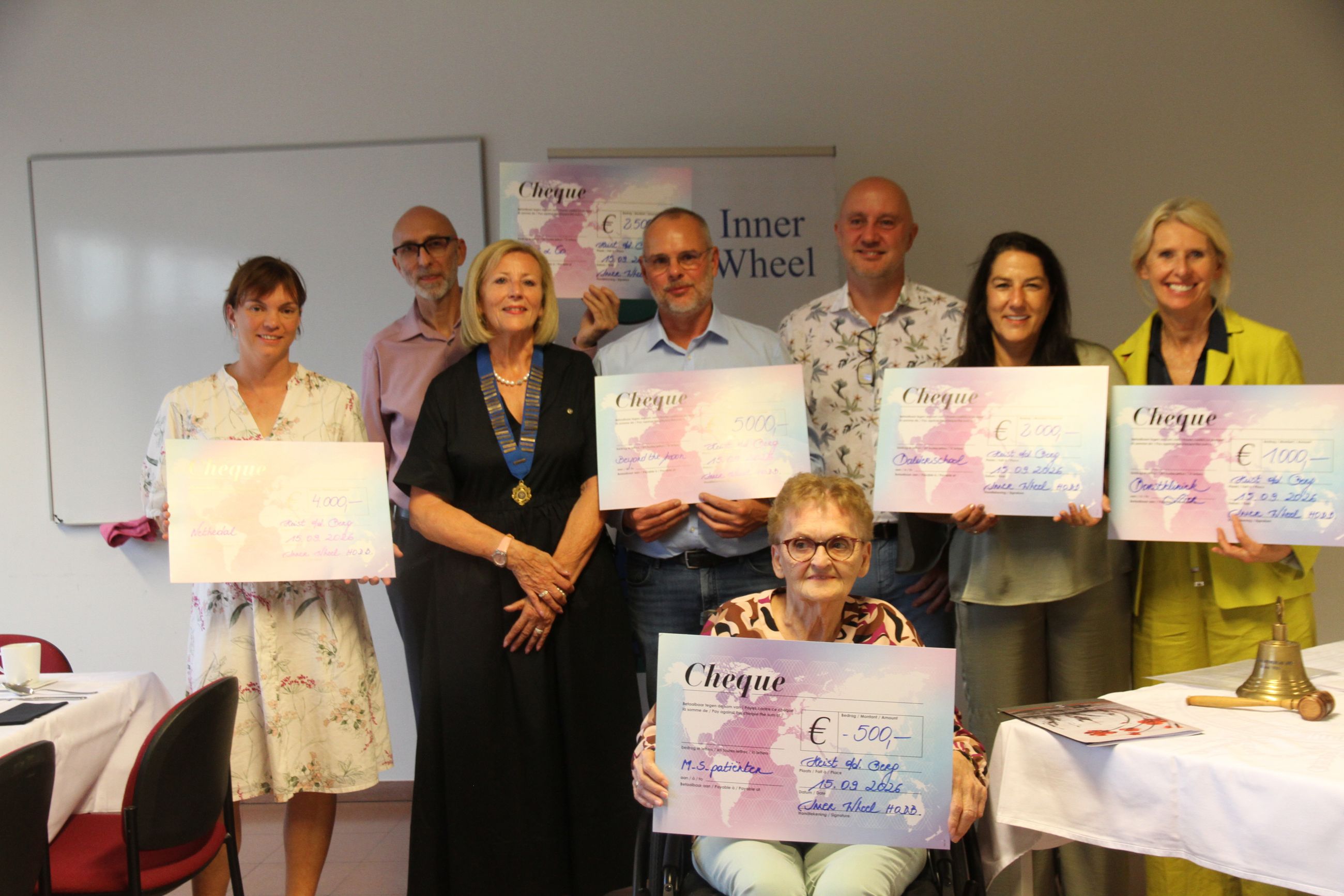 Inner Wheel deelt 15.000 euro uit